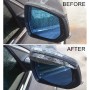 1 Pair Grey Flag Pattern Universal Car Rearview Mirror Rain Blades Car Back Mirror Eyebrow Rain Cover