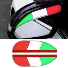 1 Пара зеленого белого красного стиля универсальное автомобильное зеркальное зеркало дождевые лезвия.