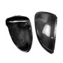 2 PCS Car Carbon Fiber Rearview Mirror Shells Buckle Side Wing Mirror Cover Cap for Volkswagen Golf 7 / GTI / Lamando