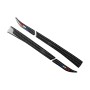 4 PCS Car USA Color Carbon Fiber Rearview Mirror Decorative Sticker for Ford Mustang 2015-2017