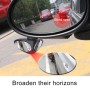 3R-051 360 Degrees Rotatable Left Blind Spot Side Assistant Mirror for Auto Car