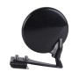 Vehicle Front Blind Area Wide-angle Adjustable Left Side Observation Mirror (Black)