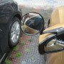 Vehicle Front Blind Area Wide-angle Adjustable Left Side Observation Mirror (Black)