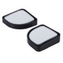 3R-015 2 PCS Car Blind Spot Rear View Wide Angle Mirror, Diameter: 5cm(Black)