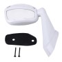 360 Degree Rotatable Right Side Assistant Mirror for 4 Wheel Drive Car(White)