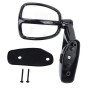Cross Country Car 360 Degree Rotatable Rearview Parking Side Auxiliary Blind Spot Mirror for Right Side (Black)