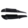 2 PCS Car Auto Universal Rubber Reversing Rearview Mirror Rain Baffle Plate (Black)