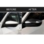 2 ПК CAR Углеродное волокно Зеркальное зеркальное зеркальное зеркальное крышка крышки крыла для Honda Dement Generation Civic 2016-2018