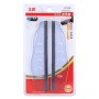 1 Pair 3R-2156 Universal Car Rearview Mirror Rain Blades Mirror Eyebrow Rain Cover (Transparent)