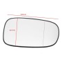 Car Left Side Wide-angle Rearview Mirror 30495 for Saab 93 2003-2010, Right Drive