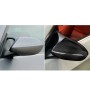 2 PCS Car Carbon Fiber Rearview Mirror Shells for BMW E90 E92 E93 M3, Left and Right Drive Universal