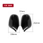 2 PCS Car Carbon Fiber Rearview Mirror Shells for BMW E87 2010-2011, Left and Right Drive Universal