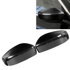 2 PCS Car Carbon Fiber Rearview Mirror Shells for 2009-2015 Infiniti G25 / G37 / Q40 / Q60 All Model, Left and Right Drive Universal