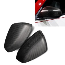 2 PCS Car Carbon Fiber Rearview Mirror Shells for 2009-2019 Nissan 370Z Z34, Left and Right Drive Universal