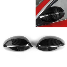 2 PCS Car Carbon Fiber Rearview Mirror Shells for 2007-2009 BMW E92 E93 3 Series, Left and Right Drive Universal