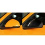 2 PCS Car Carbon Fiber Rearview Mirror Shells for 2015-2019 European Version Mustang with Light, Left Drive