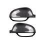 2 PCS Car Carbon Fiber Rearview Mirror Shells for 2003-2009 Volkswagen Golf 5 / MK5, Left and Right Drive Universal