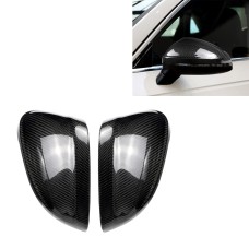2 ПК. Автомобильные зеркальные оболочки заднего вида карбонового волокна без отверстия и вспомогательного для Audi A4 B9 2016- / A5 B9 2017- левый и правый диск универсальный