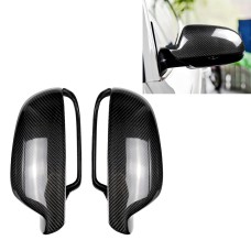 2 PCS Car Carbon Fiber Rearview Mirror Shells for Audi A4 B8.5 2012-2015 / A5 B8.5 2013-2016, Left and Right Drive Universal