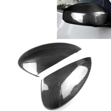 2 PCS Car Carbon Fiber Rearview Mirror Shells for 2003-2006 Nissan 350Z Z33, Left and Right Drive Universal