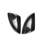 2 PCS Car Carbon Fiber Rearview Mirror Shells for Mercedes-Benz C Class W205 2015-2017 / GLC X253 2016-2017, Left Drive