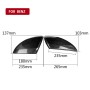 2 PCS Car Carbon Fiber Rearview Mirror Shells for Mercedes-Benz C Class W205 2015-2017 / GLC X253 2016-2017, Left Drive