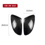 2 PCS Car Carbon Fiber Rearview Mirror Shells for 2009-2013 Volkswagen Golf 6 / MK6 / R / GTI / VI, Left and Right Drive Universal