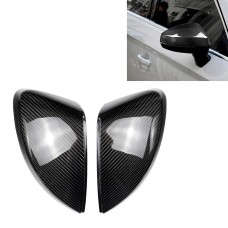 2 PCS Car Carbon Fiber Rearview Mirror Shells for 2013- Audi A3, Left and Right Drive Universal