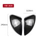 2 PCS Car Carbon Fiber Rearview Mirror Shells for 2013- Audi A3, Left and Right Drive Universal