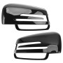 Car Reversing Rearview Mirror Housing for Mercedes-Benz W204 / W212, Style:Left Side(Bright Black)