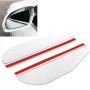 2 PCS Flexible Shielding Rain Board Sun Visor Shade Rearview Mirror for Car Rearview Mirrors(Transparent)