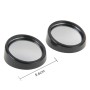 2 PCS SY-022 Car Vehicle Mirror Blind Spot Rear View Small Round Mirror, Diameter: about 5.6cm(Black)