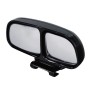 Left Side Rear View Blind Spot Mirror Universal adjustable Wide Angle Auxiliary Mirror(Black)