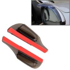 2 PCS Flexible Shielding Rain Board Rain Eyebrow with Wind Guide Apparatus for Car Rearview Mirrors(Black)