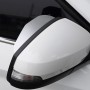 Car Rear View Mirror Rain Eyebrow Cover Catering Mirror Aluminum Alloy Rain Shield(Aluminum Alloy Silver)