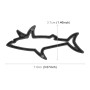 Shark Shape Car Metal Body Decorative Sticker