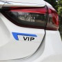 2 PCS Car-Styling Sticker VIP Random Decorative Sticker (Blue)