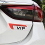 2 PCS Car-Styling Sticker VIP Random Decorative Sticker (Red)