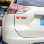 2 PCS CAR стикер VIP случайная декоративная наклейка (красный)