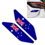 2 ПК, австралийский флаг рисунок, стикер в стике, случайная декоративная наклейка