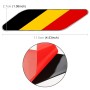 2 PCS German Flag Pattern Car-Styling Sticker Random Decorative Sticker