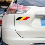 2 PCS German Flag Pattern Car-Styling Sticker Random Decorative Sticker