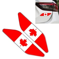 2 ПК, канадский флаг рисунок на стикере, случайная декоративная наклейка