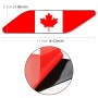2 PCS Canadian Flag Pattern Car-Styling Sticker Random Decorative Sticker