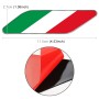 2 PCS Italian Flag Pattern Car-Styling Sticker Random Decorative Sticker