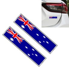2 ПК, австралийский флаг рисунок прямоугольник, стикер в стике автомобиля Случайная декоративная наклейка