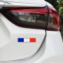 2 PCS France Flag Pattern Rectangle Car-Styling Sticker Random Decorative Sticker