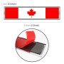 2 ПК, канадский рисунок флаг прямоугольник, наклейка на стикер, случайная декоративная наклейка
