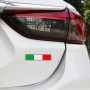 2 ПК итальянский флаг рисунок прямоугольник на стикеру, случайная декоративная наклейка