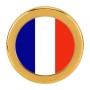 Флаг-стиль автомобиля Франция Паттерн Металлический передняя решетка
